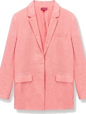 STAUD Maxwell Linen Blazer